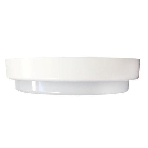 Buy Bathroom Vanity Lights Australia Cuba Energy 1 Light Wall Light Circular Plastic White, Opal - 2019161001