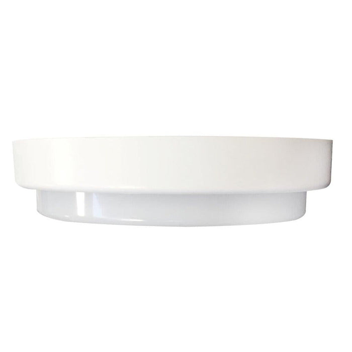 Buy Bathroom Vanity Lights Australia Cuba Energy 1 Light Wall Light Circular Plastic White, Opal - 2019161001