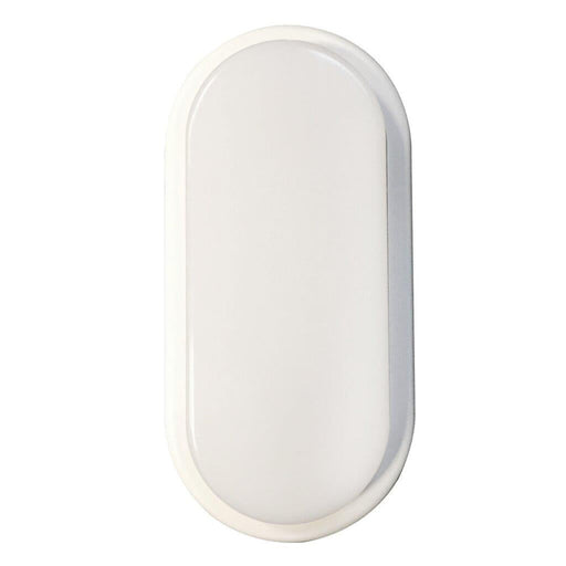 Buy Bathroom Vanity Lights Australia Cuba Energy 1 Light Wall Light Oval Plastic White, Opal - 2019181001