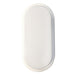 Buy Bathroom Vanity Lights Australia Cuba Energy 1 Light Wall Light Oval Plastic White, Opal - 2019181001
