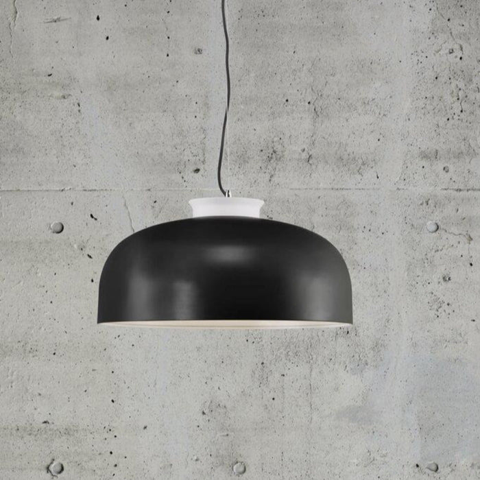 Buy Pendant Lights Australia Miry 1 Light Pendant Black, Opal - 2010733003