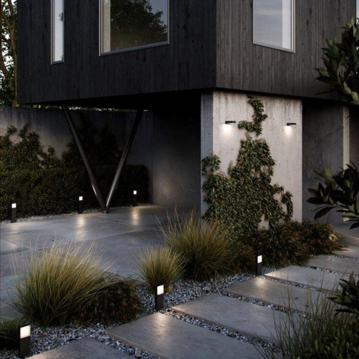 Buy Exterior Wall Lights Australia Piana 1 Light Wall Light Black - 2019081003