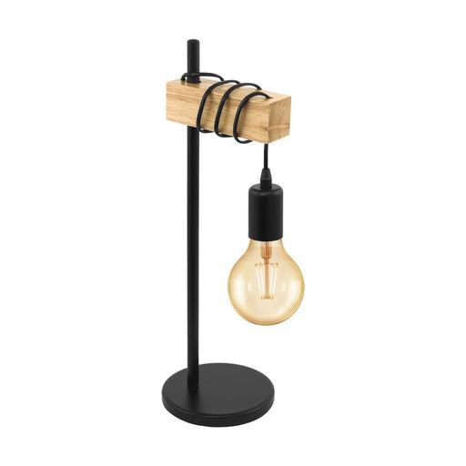 Buy Table Lamps Australia Townshend 1 Light Table Lamp Black & Brown - 32918N