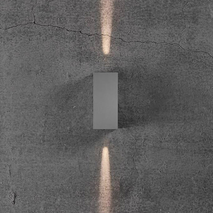Buy Up / Down Wall Lights Australia Asbol Kubi Up-Down Wall Light Grey, Clear - 2019071010