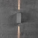 Buy Up / Down Wall Lights Australia Asbol Kubi Up-Down Wall Light Grey, Clear - 2019071010