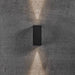 Buy Up / Down Wall Lights Australia Asbol Kubi Up-Down Wall Light Black, Clear - 2019071003