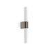 Buy Bathroom Vanity Lights Australia Helva Double Wall Light Plastic Brushed nickel - 2015321055