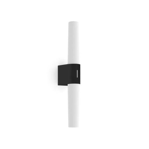 Buy Bathroom Vanity Lights Australia Helva Double Basic Wall Light Plastic Black - 2015311003