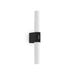 Buy Bathroom Vanity Lights Australia Helva Double Basic Wall Light Plastic Black - 2015311003
