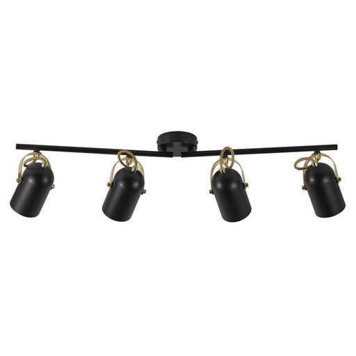 Buy Spotlights Australia Lotus Spot 4 Lights Black Metal - 50130103