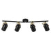 Buy Spotlights Australia Lotus Spot 4 Lights Black Metal - 50130103