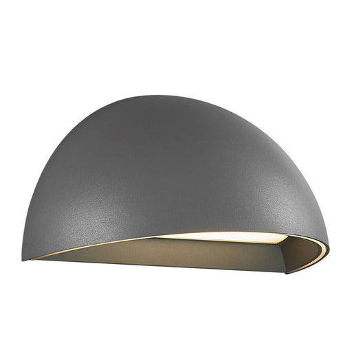 Buy Exterior Wall Lights Australia Arcus 1 Light Outdoor Wall Light Black, Opal - 2019001010