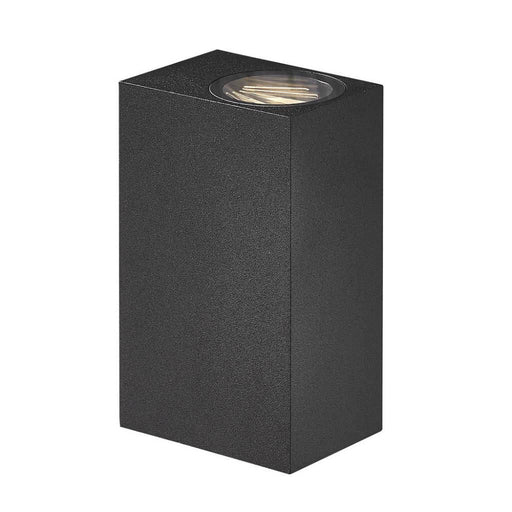 Buy Up / Down Wall Lights Australia Asbol Kubi Up-Down Wall Light Black, Clear - 2019071003