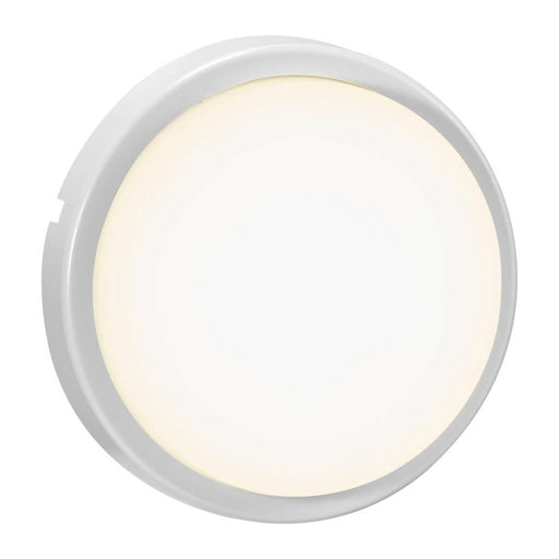 Buy Bathroom Vanity Lights Australia Cuba Energy 1 Light Wall Light Circular Plastic White, Opal - 2019161001