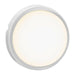 Buy Bathroom Vanity Lights Australia Cuba Energy 1 Light Wall Light Circular Plastic White, Opal - 2019161001