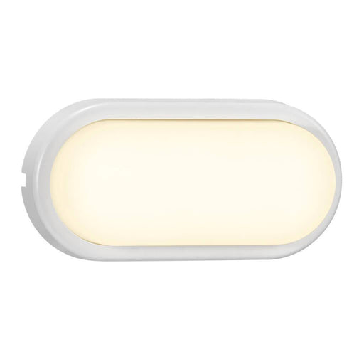 Buy Bathroom Vanity Lights Australia Cuba Energy 1 Light Wall Light Oval Plastic White, Opal - 2019181001