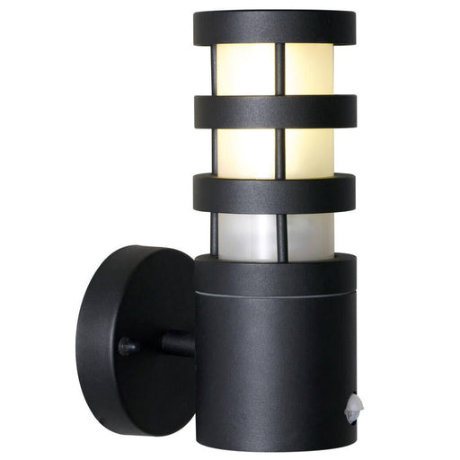 Buy Security Wall Lights Australia Darwin Sensor 1 Light Wall Light Black, Opal - 71972003