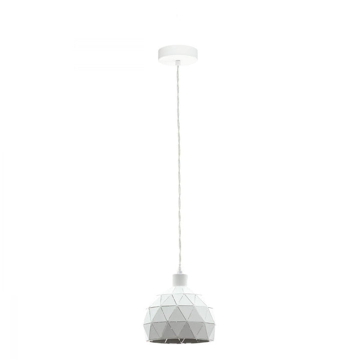 Buy Pendant Lights Australia Roccaforte 1 Light Pendant White 170mm - 33344N
