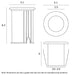 Buy Inground Lights Australia Luc LED Inground Light 3W Black Metal 3000K - LUC.G3-BK83-826