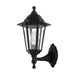 Buy Outdoor Wall Lanterns Australia Duanera Light Wall Lantern Height 320 mm Black Plastic - 33776N