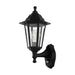 Buy Security Wall Lights Australia Duanera Wall Lantern Black With Sensor - 33777N