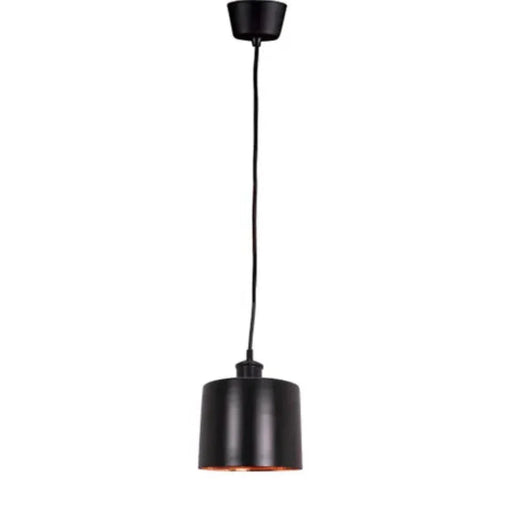 Buy Pendant Lights Australia Portofino Pendant Light W155mm Black Brass - ELPRFT18BLKCOP