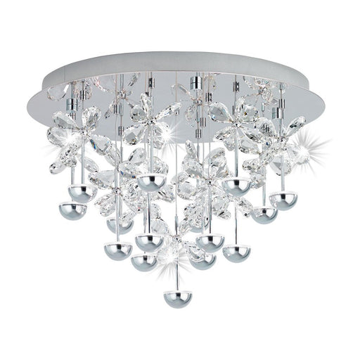 Buy Ceiling Crystals Australia Pianopoli 15 LED Luminaire Chrome & Crystal - 39245