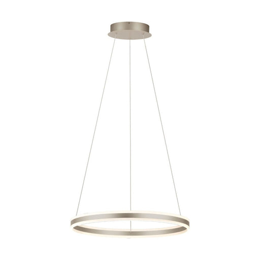 Buy LED Pendants Australia Tonarella 1 LED Pendant Champagne & Satine Nickel - 39313
