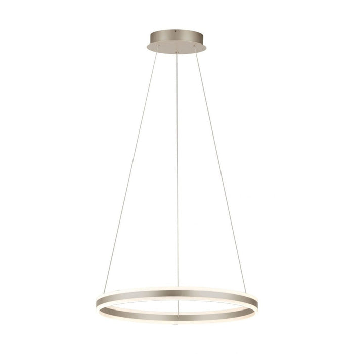 Buy LED Pendants Australia Tonarella 1 LED Pendant Champagne & Satine Nickel - 39313
