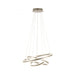 Buy LED Pendants Australia Tonarella 3 LED Pendant Champagne & Satine Nickel - 39314