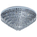 Buy Flush Mount Lights Australia Valparaiso 16 Light Ceiling Chrome & Crystal 780mm - 39492