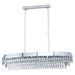 Buy Pendant Lights Australia Valparaiso 13 Light Pendant Chrome & Crystal - 39495