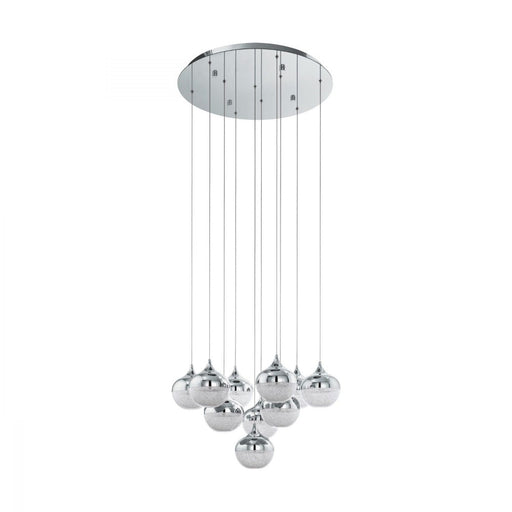 Buy Cluster Pendants Australia Mioglia 10 LED Pendant Chrome & White - 39527