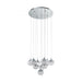 Buy Cluster Pendants Australia Mioglia 10 LED Pendant Chrome & White - 39527