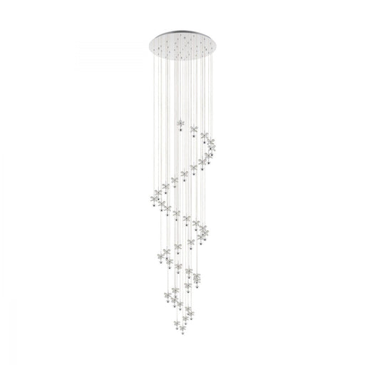 Buy Cluster Pendants Australia Pianopoli 40 LED Luminaire Chrome & Crystal - 39545