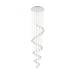 Buy Cluster Pendants Australia Pianopoli 40 LED Luminaire Chrome & Crystal - 39545