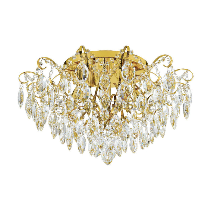 Buy Semi-Flush Mount Lights Australia Fenoullet 6 Light Semi Flush Light Brass - 39602