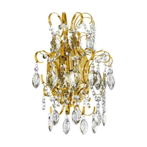 Buy Wall Sconce Australia Fenoullet 1 Light Crystal Wall Light Brass - 39604