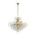 Buy Ceiling Crystals Australia Fenoullet 9 Light Crystal Pendant Brass - 39606