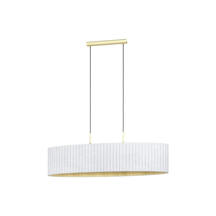 Buy Pendant Lights Australia Tamaresco 2 Light Pendant Brushed Brass Steel - 39764N