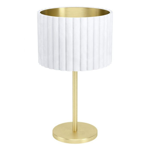 Buy Table Lamps Australia Tamaresco 1 Light Table Lamp Brushed Brass Steel - 39766N