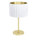Buy Table Lamps Australia Tamaresco 1 Light Table Lamp Brushed Brass Steel - 39766N