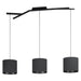 Buy Pendant Lights Australia Balnario 3 Light Pendant Black Steel - 39886N