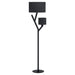 Buy Floor Lamps Australia Balnario 2 Light Floor Lamp Black Steel - 39889N
