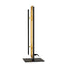 Buy Table Lamps Australia Serano Table Lamp Black Aluminium Gold Acrylic - SERANO2 TL-GD