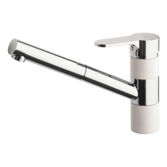ISA Pull Out Kitchen Mixer Lead Free Chrome & Alpine - 400710A-LF