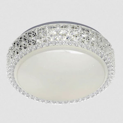 Buy LED Oyster Lights Australia Amelia LED Oyster Light 32W Opaline Metal 3CCT - AMELIA OY40-3C