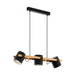 Buy Island Pendant Lights Australia Hornwood 3 Light Pendant Black, Cream & Brown - 43045