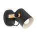 Buy Wall Sconce Australia Hornwood 1 Light Wall Black, Cream & Brown - 43046