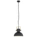Buy Pendant Lights Australia Lubenham 1 Light Pendant Black / Brown - 43162N